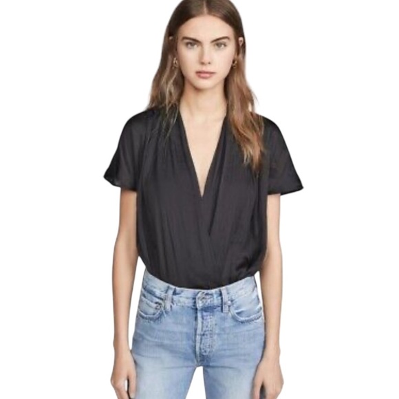 Revolve Paige Dijon thong satin bodysuit NWT - Picture 4 of 12